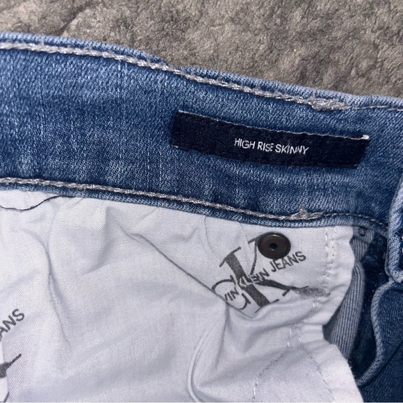 Calvin Klein High Rise Skinny Jeans - Picture 6 of 7